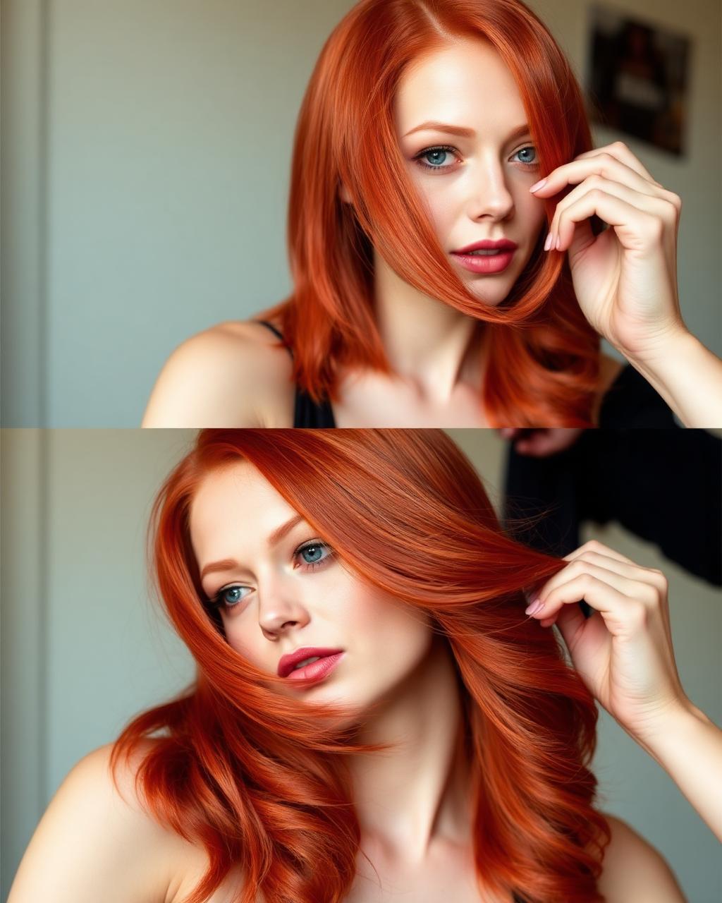 Color transformation before and after